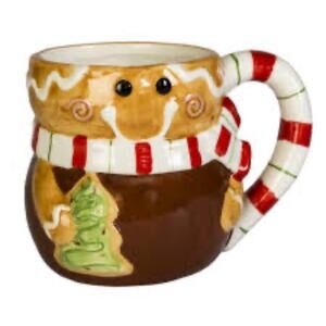 Christmas Gingerbread Coffee Mug 12 Ounces